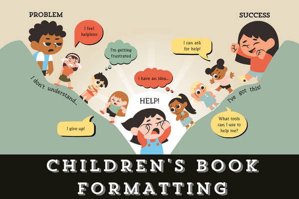 image of children book formatting service